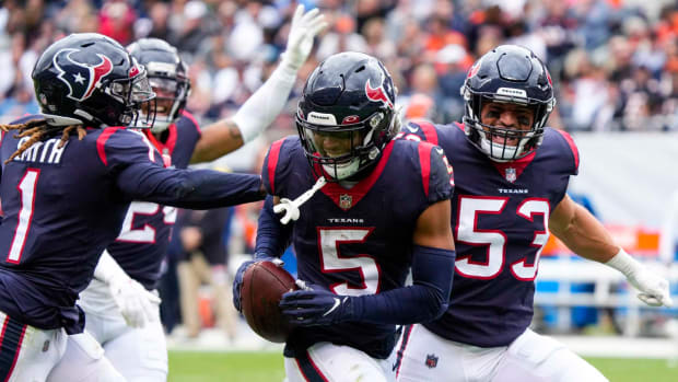 Houston Texans S Jalen Pitre (5)
